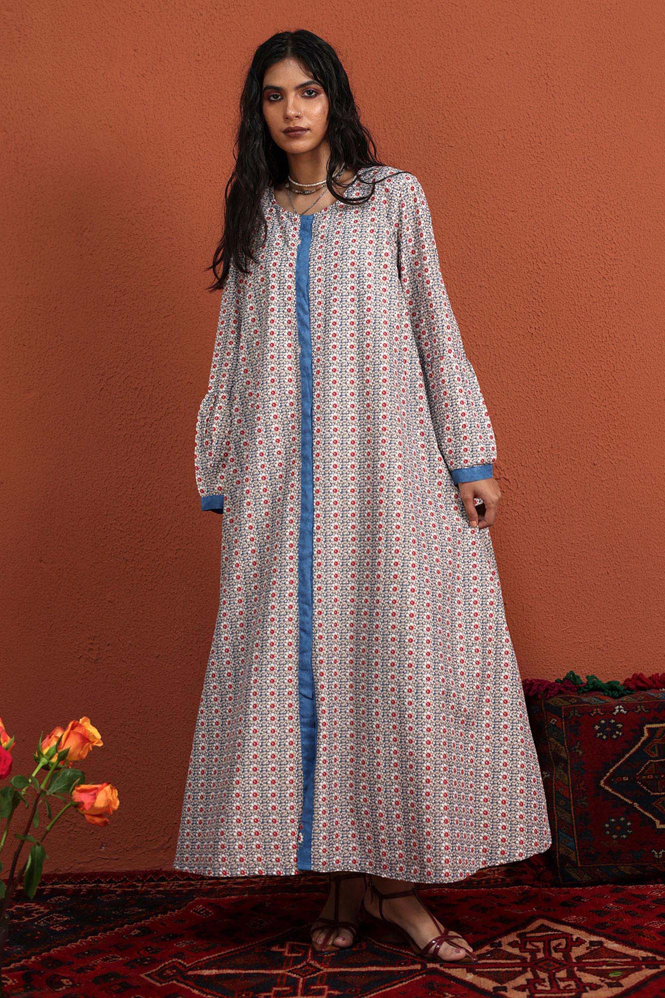 Phool Printed Kaftan