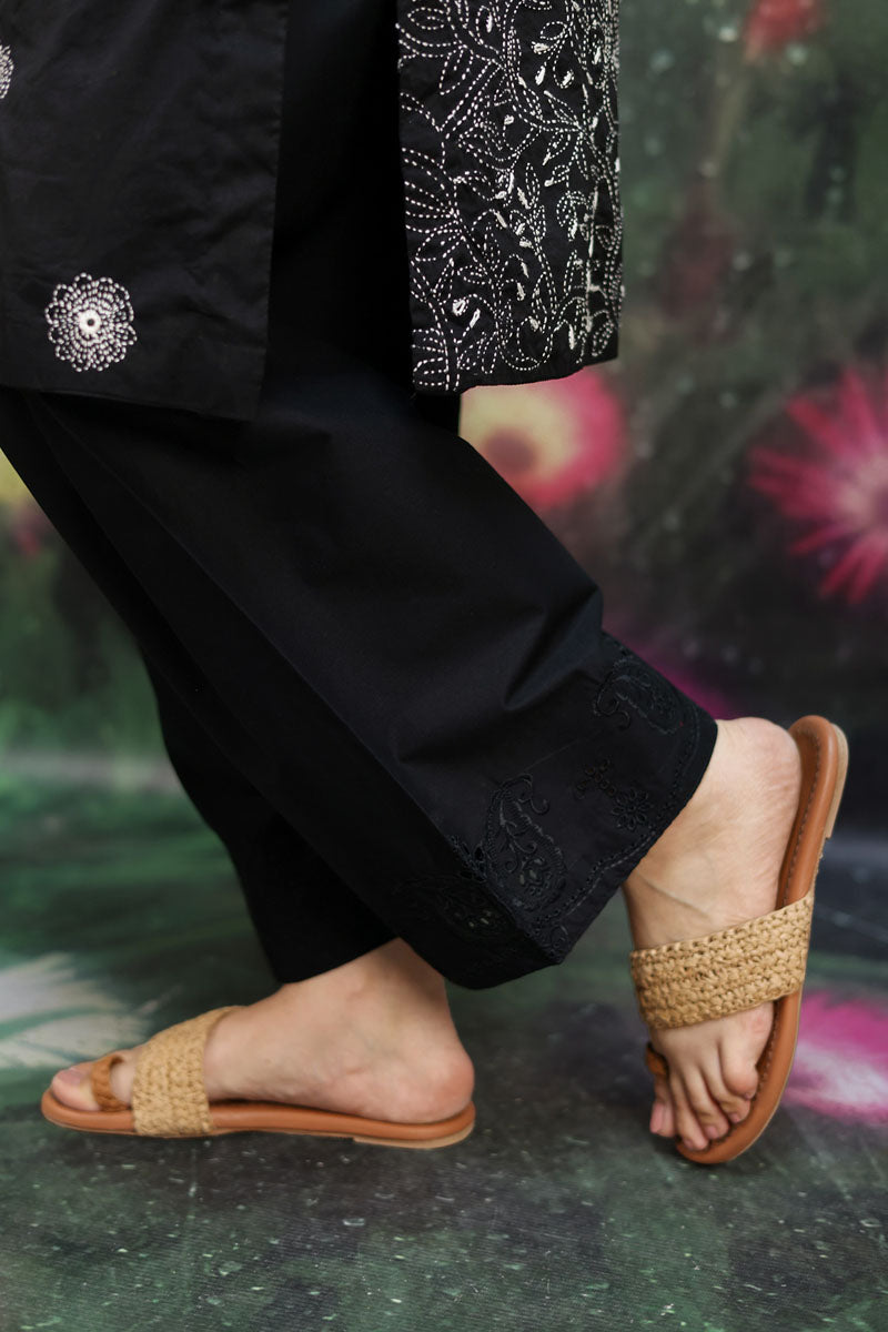 Paisley Petal Embroidered Shalwar