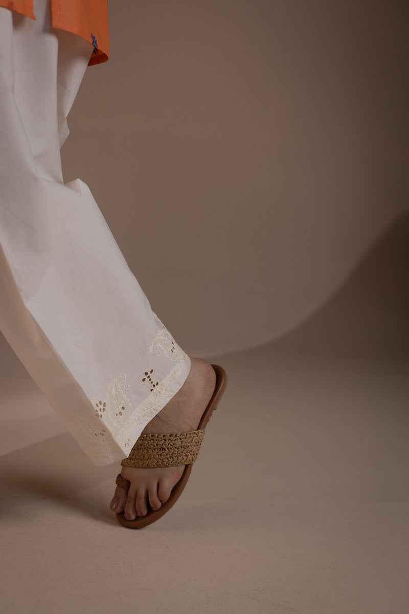 Paisley Petal Embroidered Shalwar