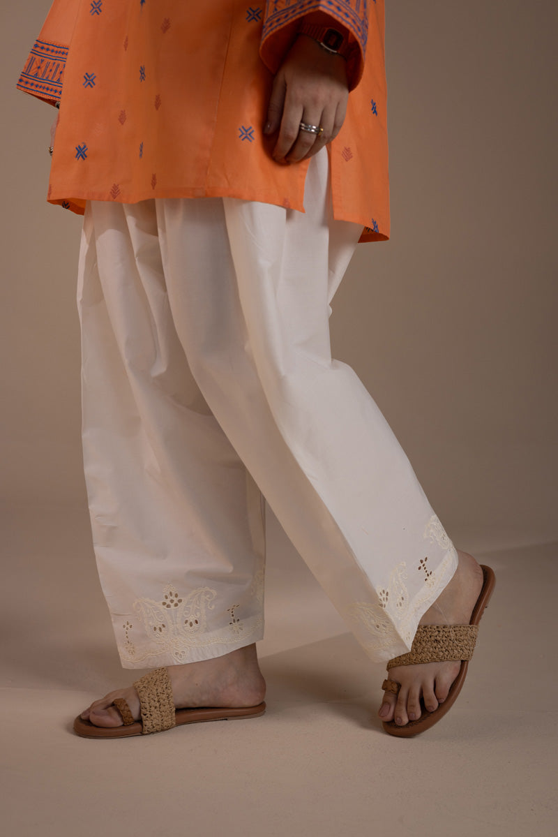 Paisley Petal Embroidered Shalwar