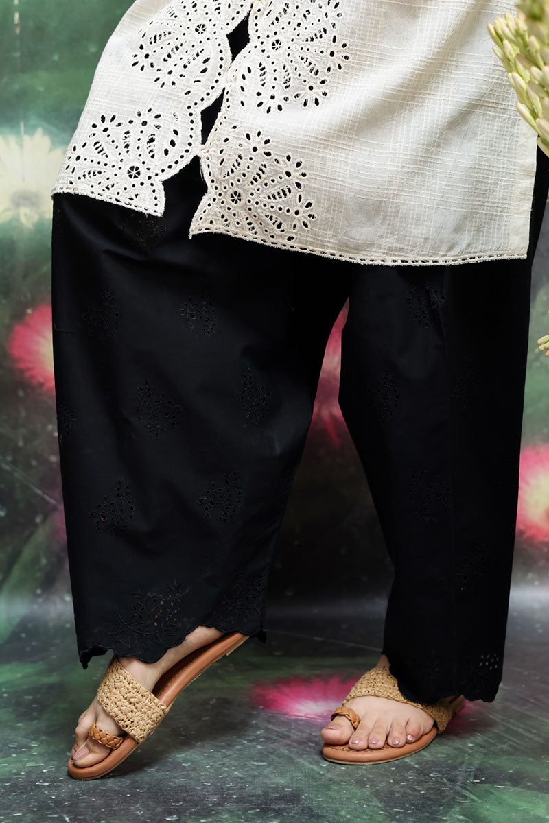 Classic-Fit Scalloped Shalwar