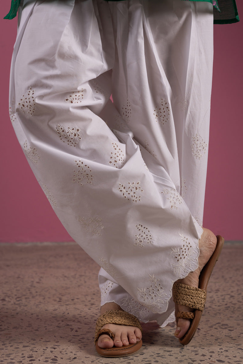 Classic-Fit Scalloped Shalwar
