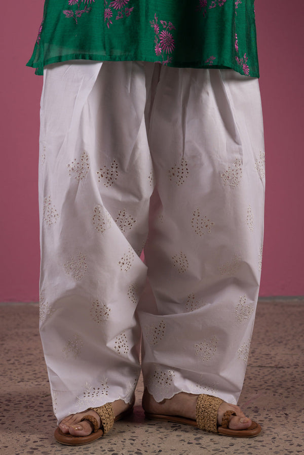 Classic-Fit Scalloped Shalwar