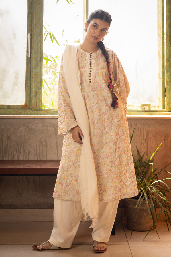 Embroidered Party 3-Piece Suit