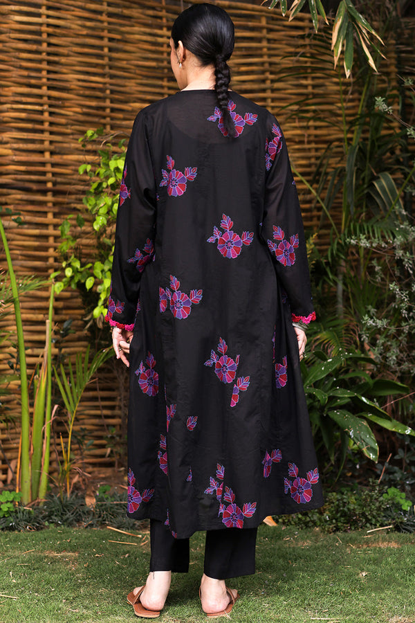 Phool Embroidered 3-Piece Suit