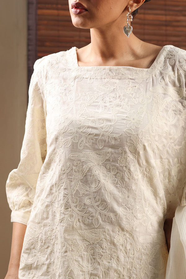 Embroidered Dastaan 3-Piece Suit