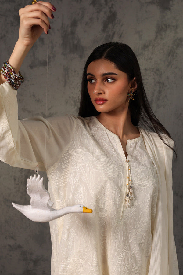 Self Embroidered Jungle Suit