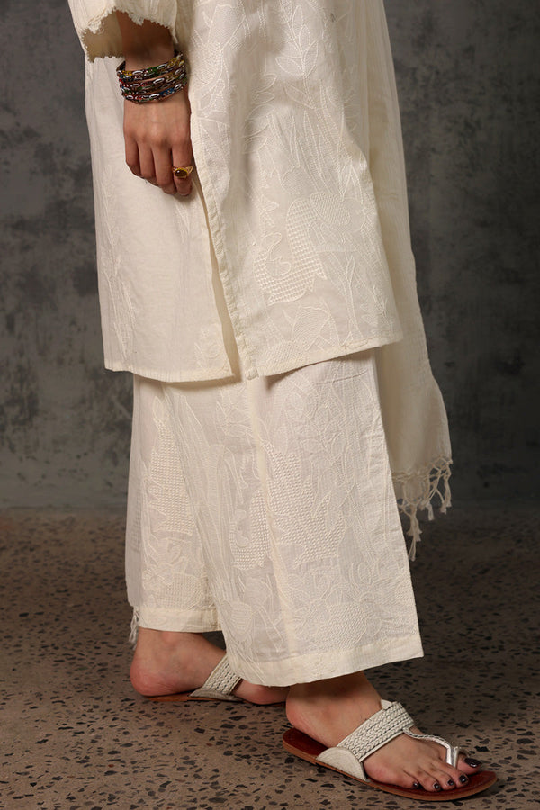 Self Embroidered Jungle Suit