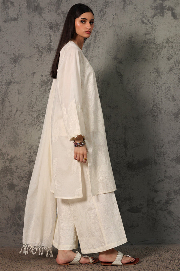 Self Embroidered Jungle Suit