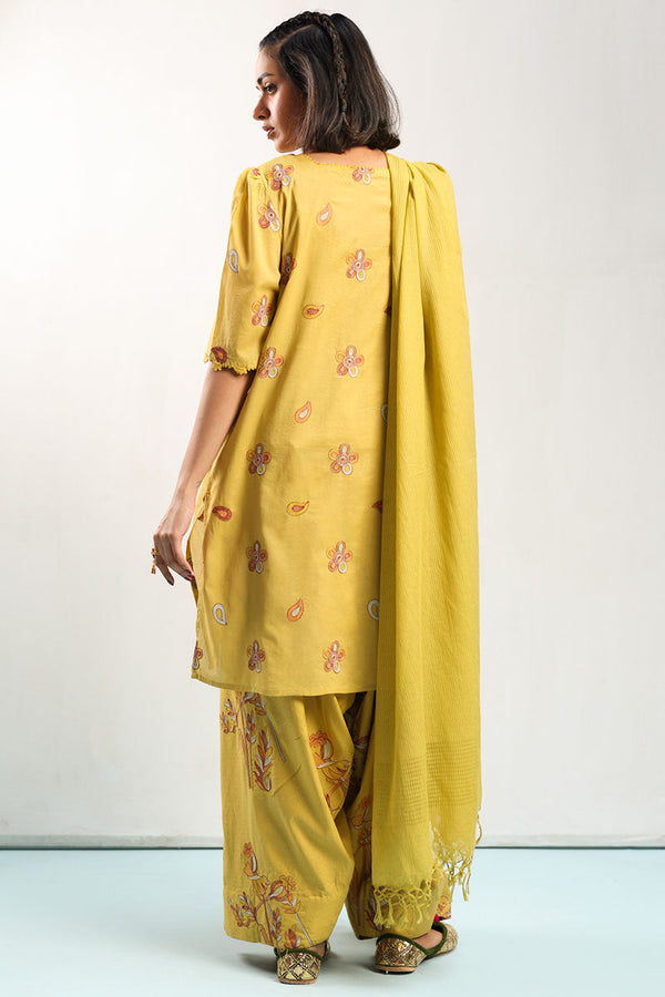 Bloomline Embroidered 3-Piece Set