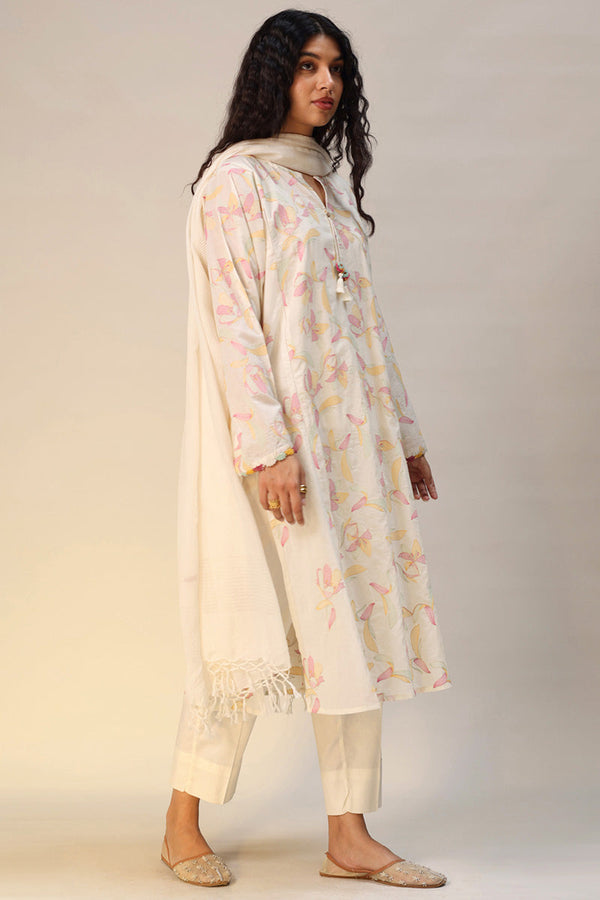 Floral Party Embroidered 3-Piece Suit