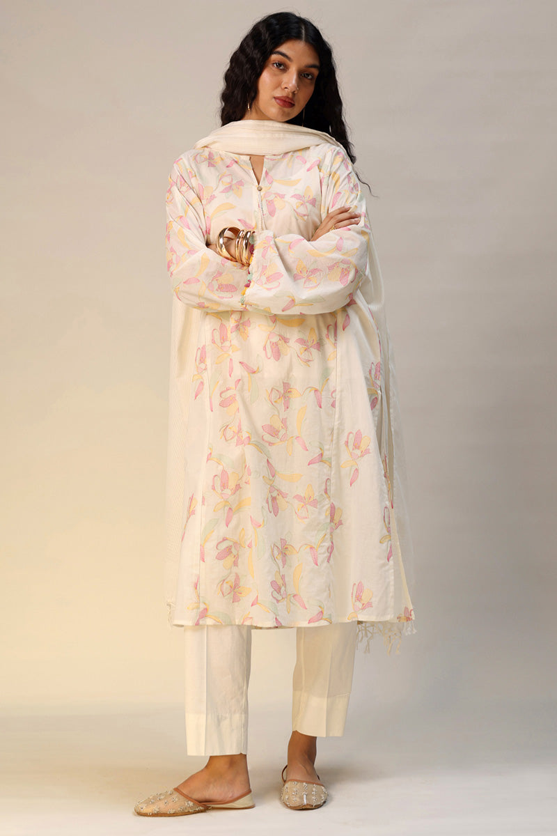 Floral Party Embroidered 3-Piece Suit