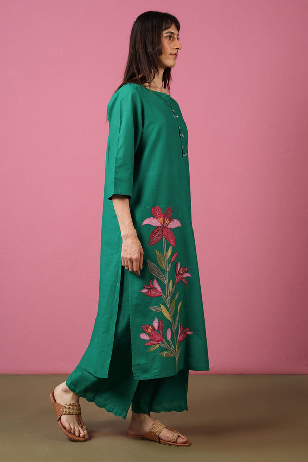 Phool Embroidered Set