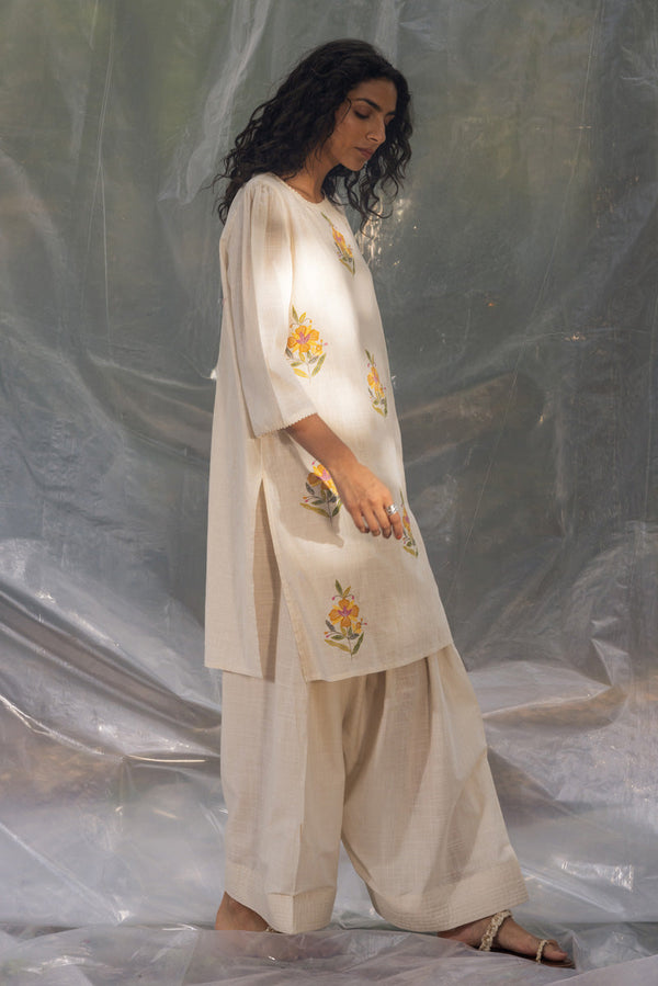 Embroidered Kamala Set