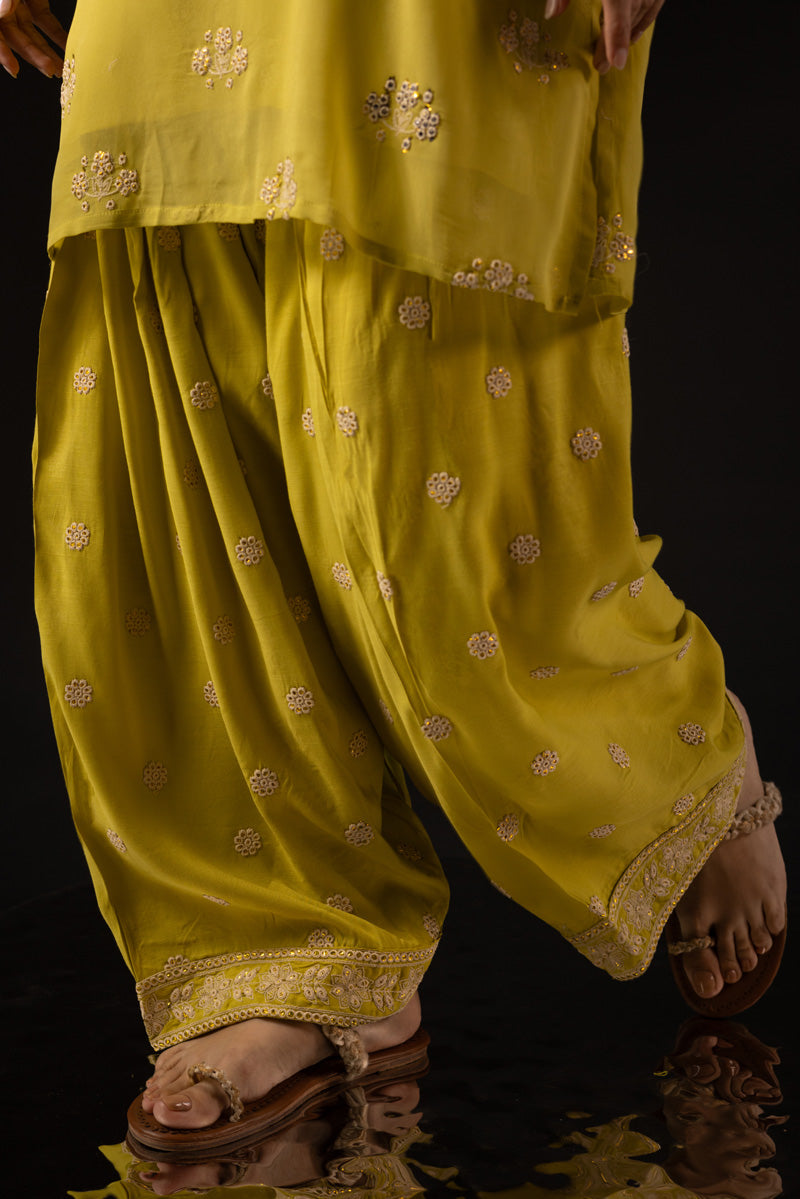 Phool Panni Embroidered Set