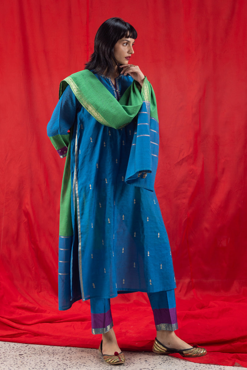 Mughal Radiance 3-Piece Suit