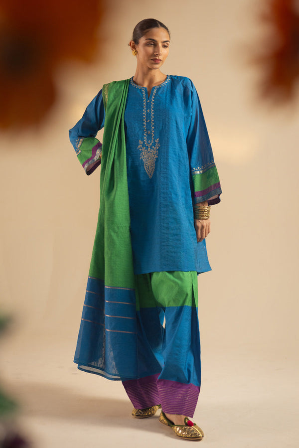 Mughal Aura Ember 3-Piece Set