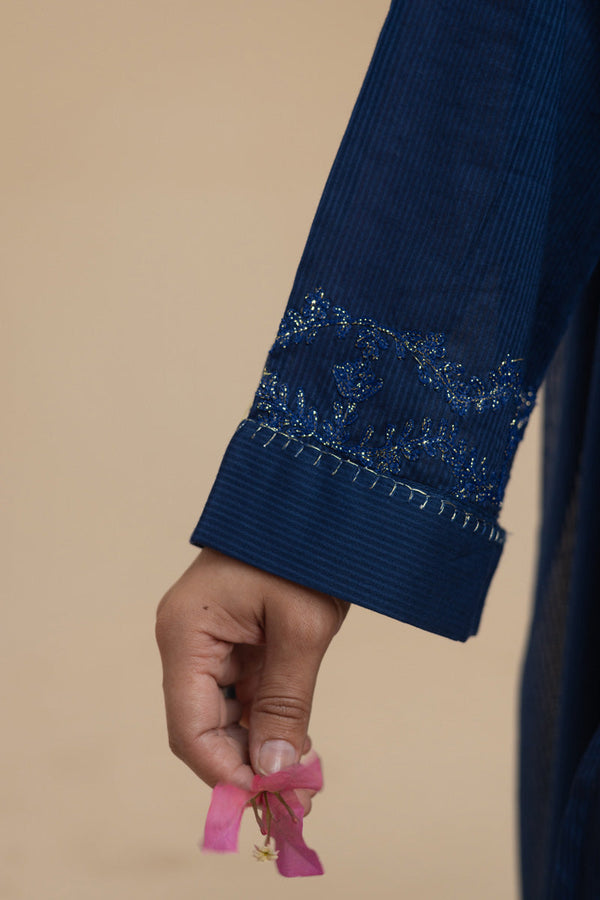Chalk Embroidered Ensemble