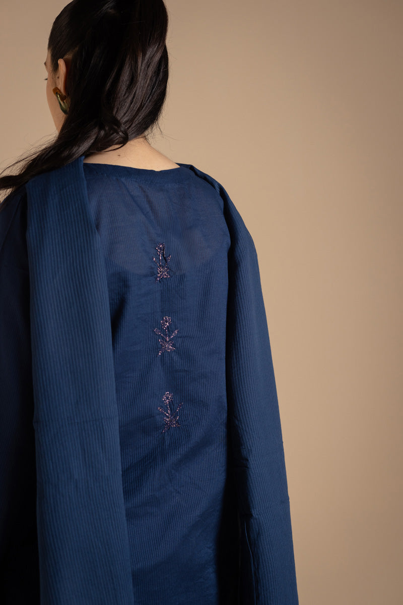 Azure Opulence 3-Piece Suit