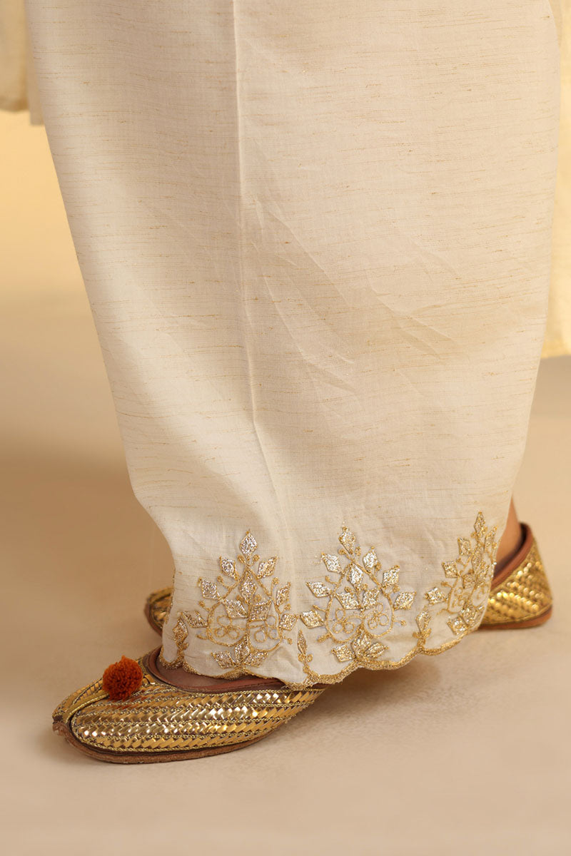 Embroidered Gota Flare 3-Piece Set