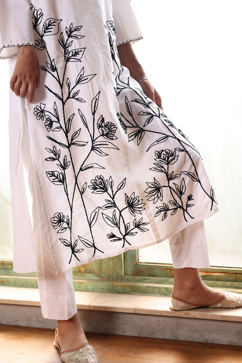 Marigold Embroidered Set