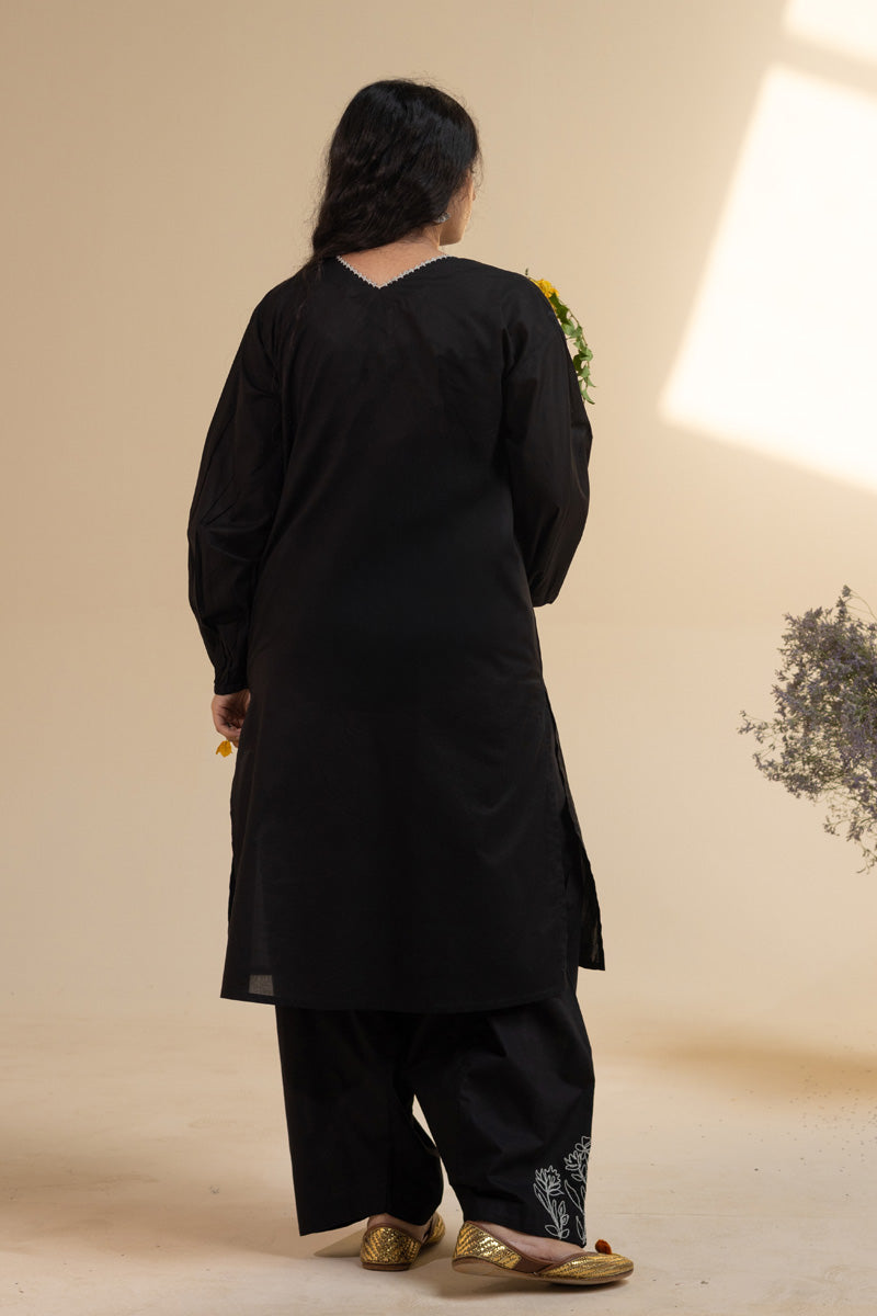 Embroidered Marigold Duo-Set