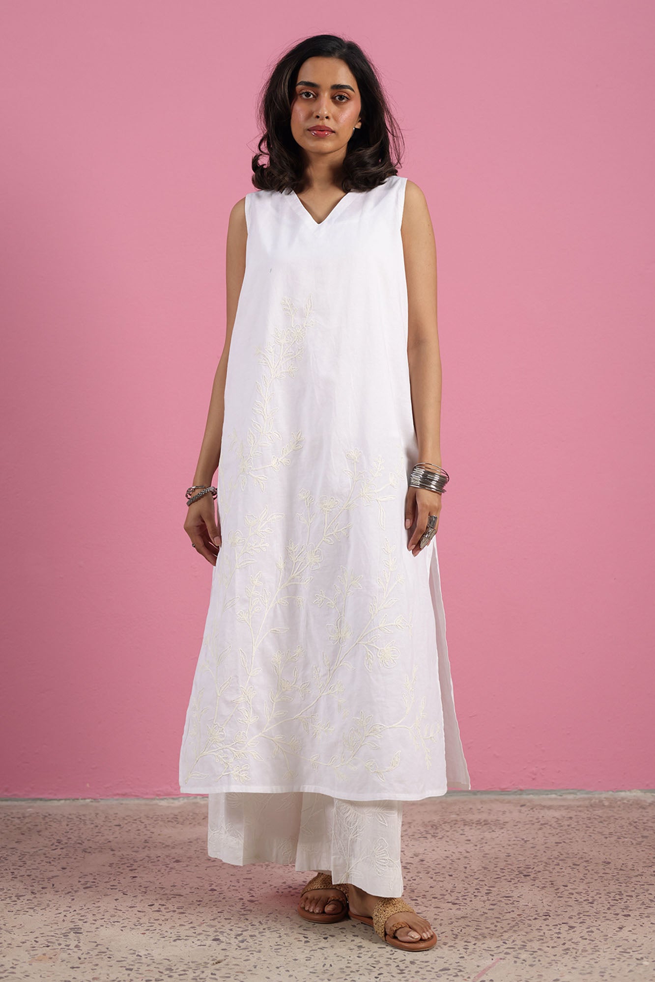 Pure Foam Embroidered Set