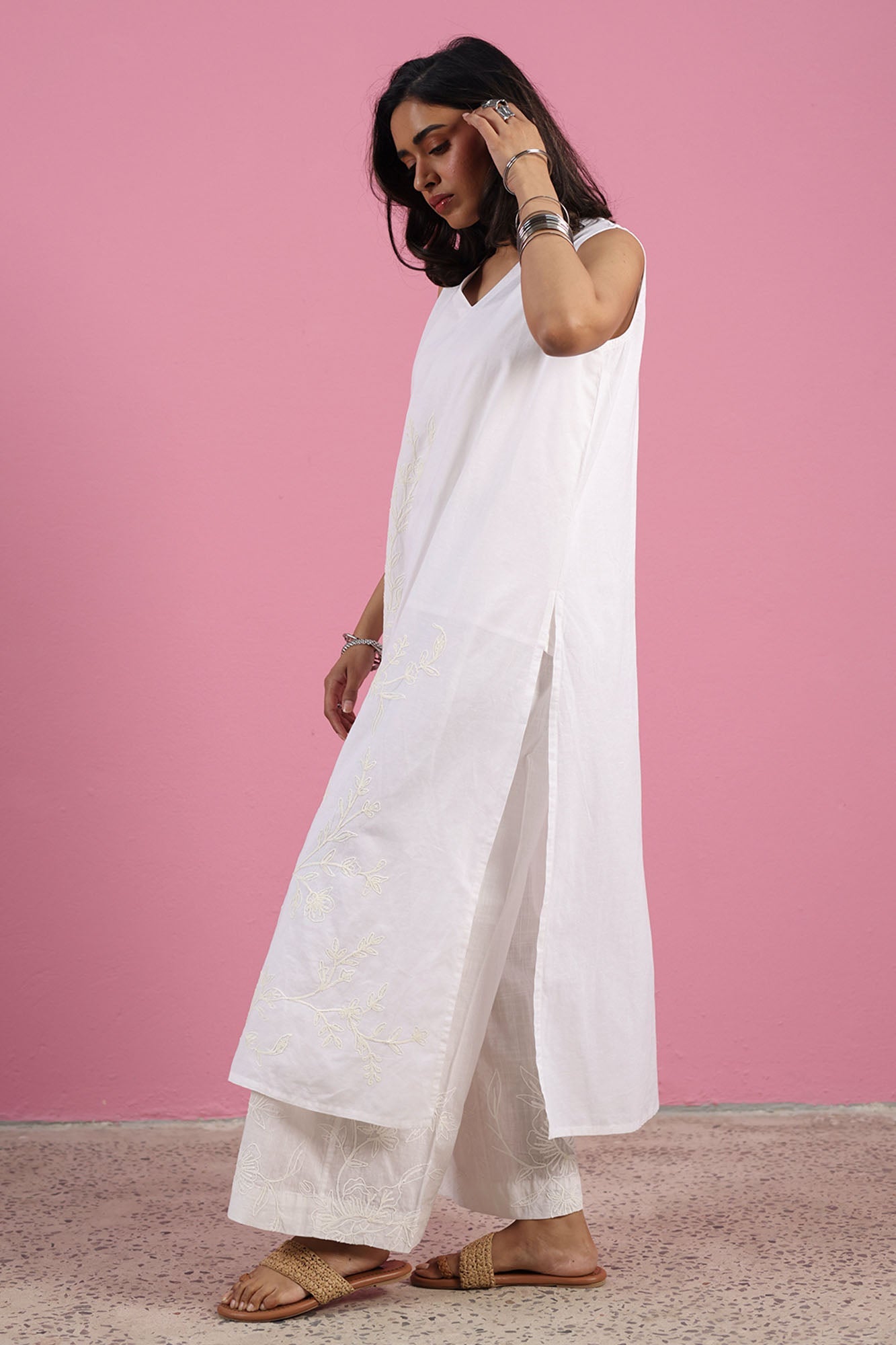 Pure Foam Embroidered Set