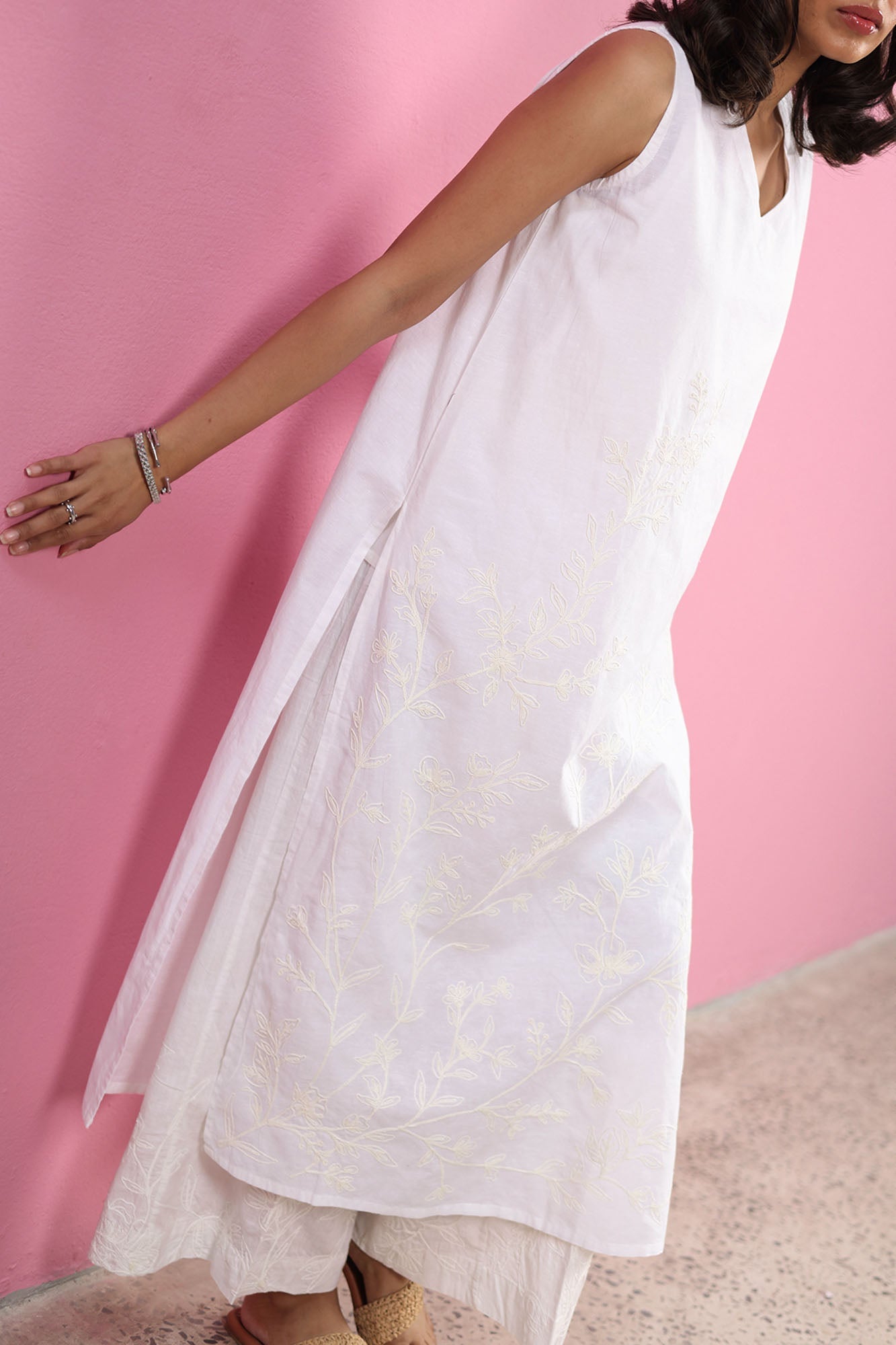 Pure Foam Embroidered Set
