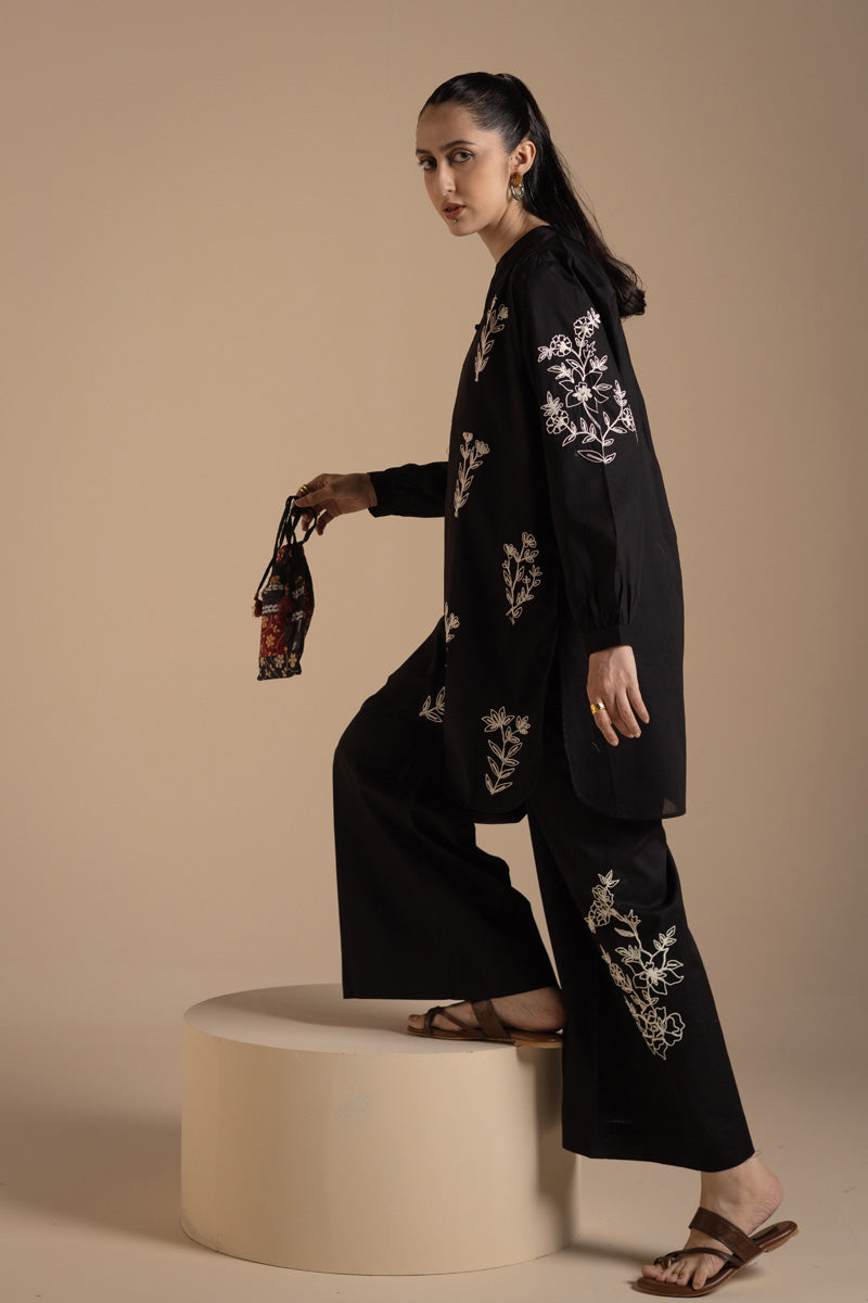 Embroidered Marigold Co-Ord Set