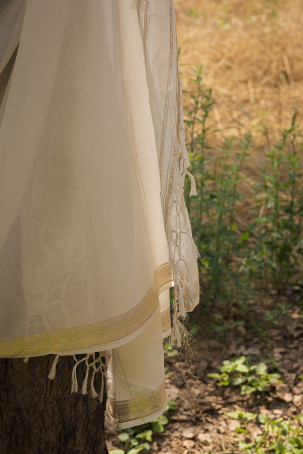 Lurex Line Dupatta