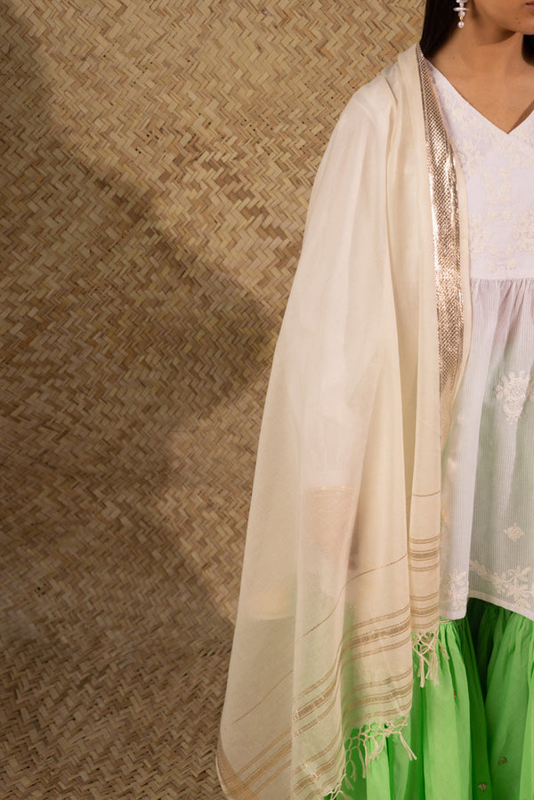Lurex Line Dupatta