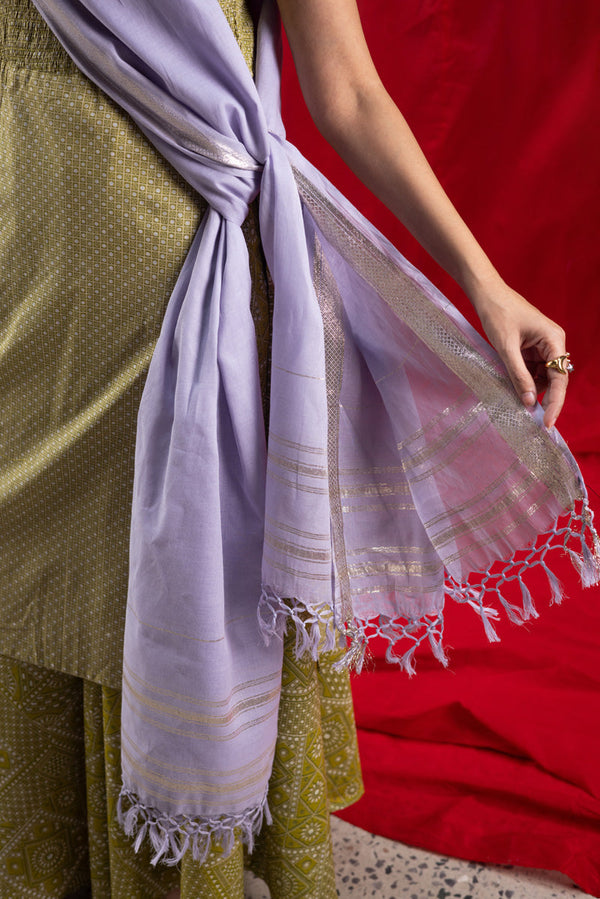 Lurex Line Dupatta