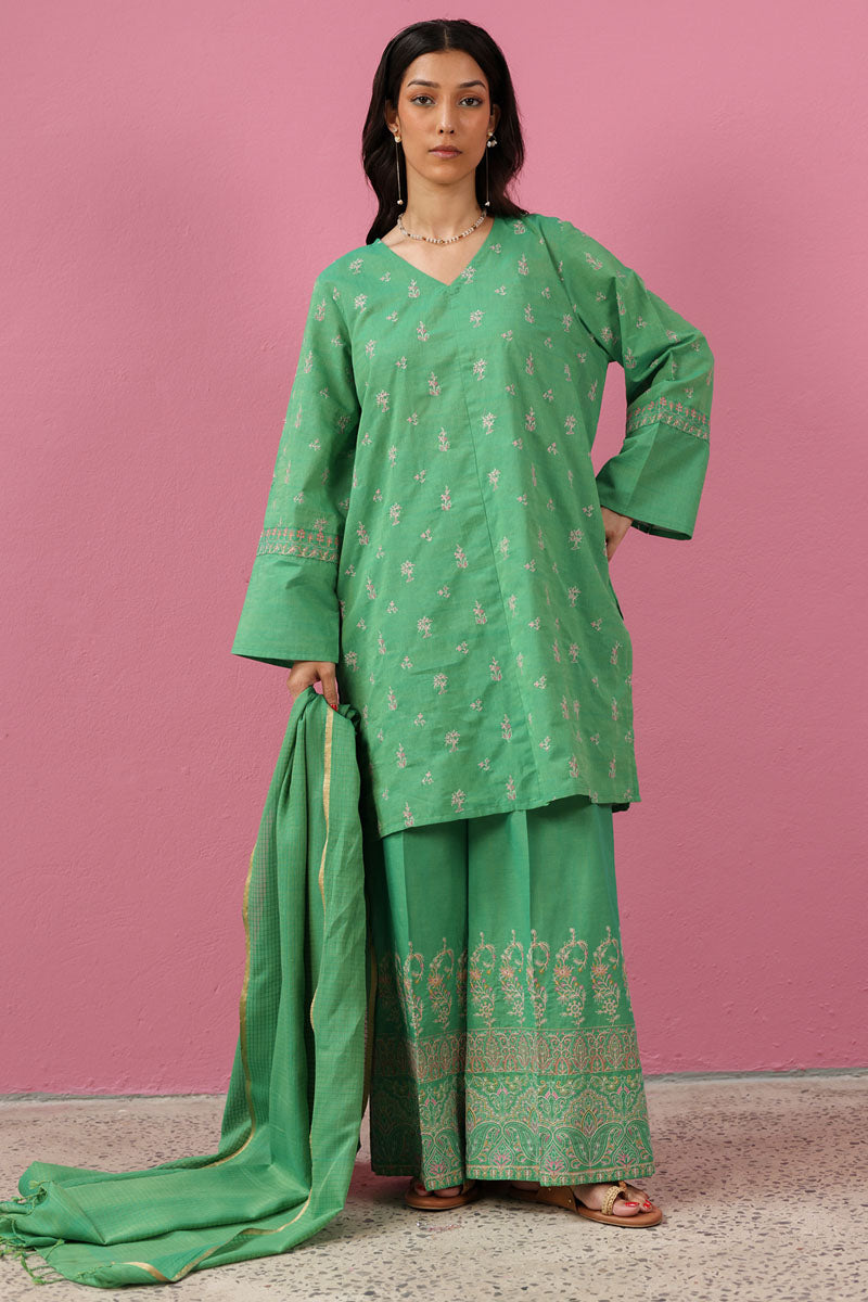 Sooraj Kahani Embroidered 3-Piece