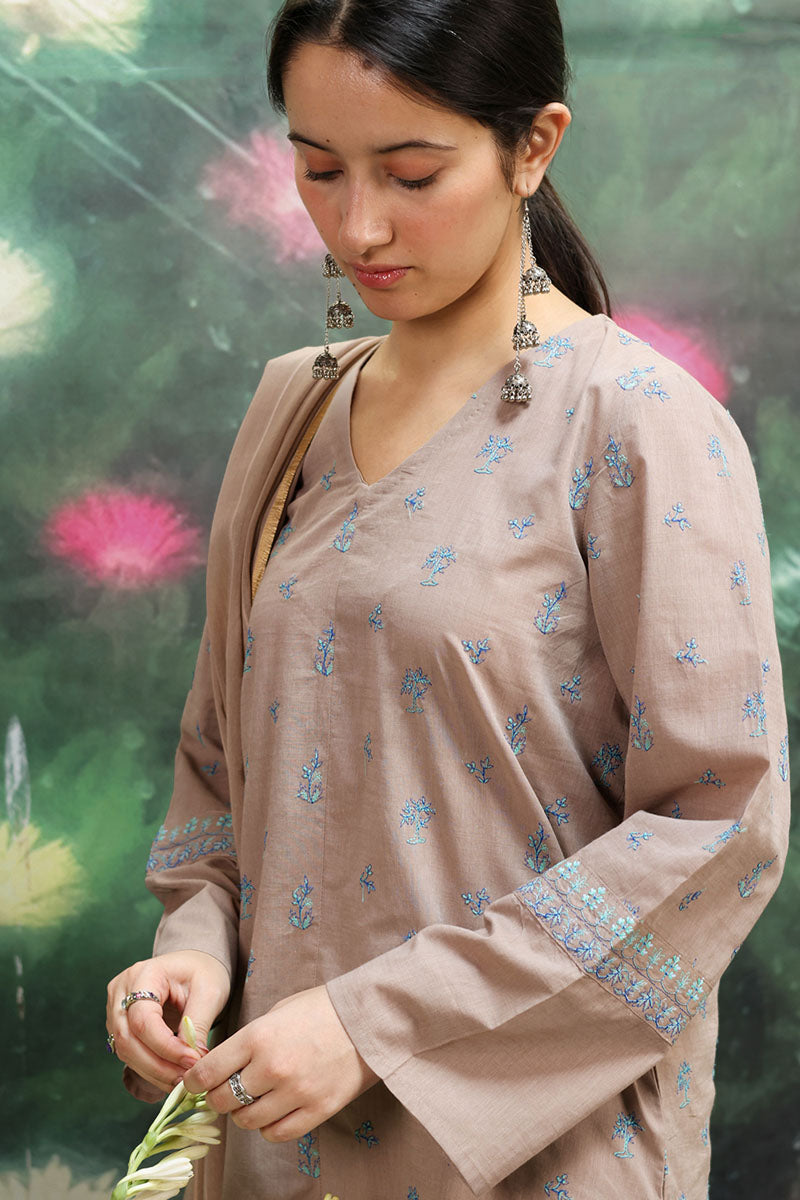 Sooraj Kahani Embroidered 3-Piece