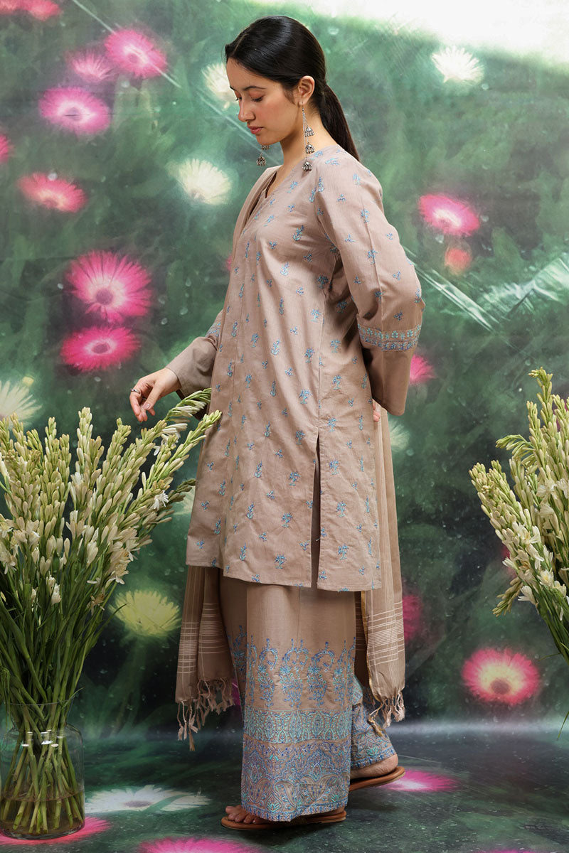 Sooraj Kahani Embroidered 3-Piece