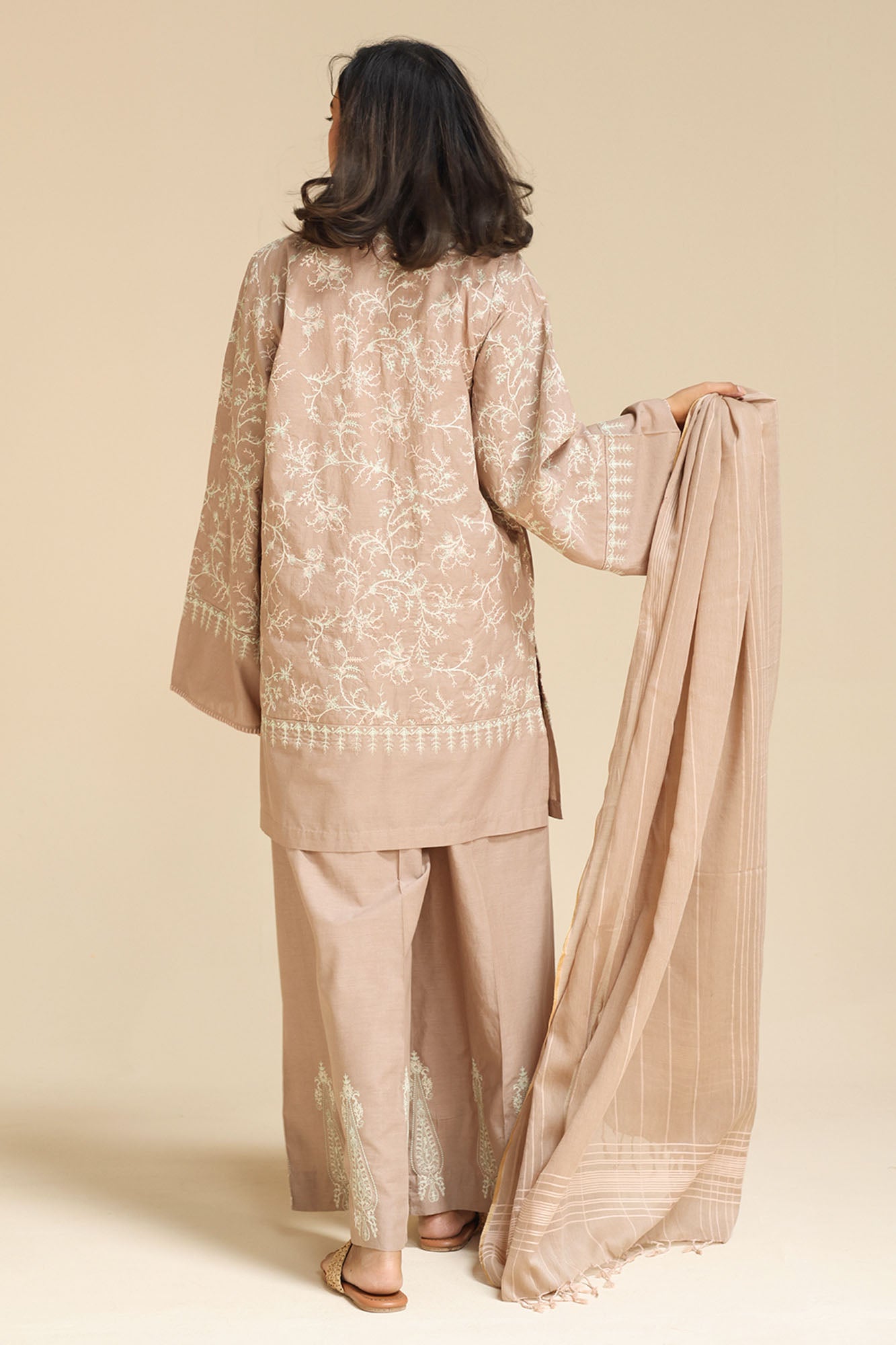 Embroidered 3-Piece Suit