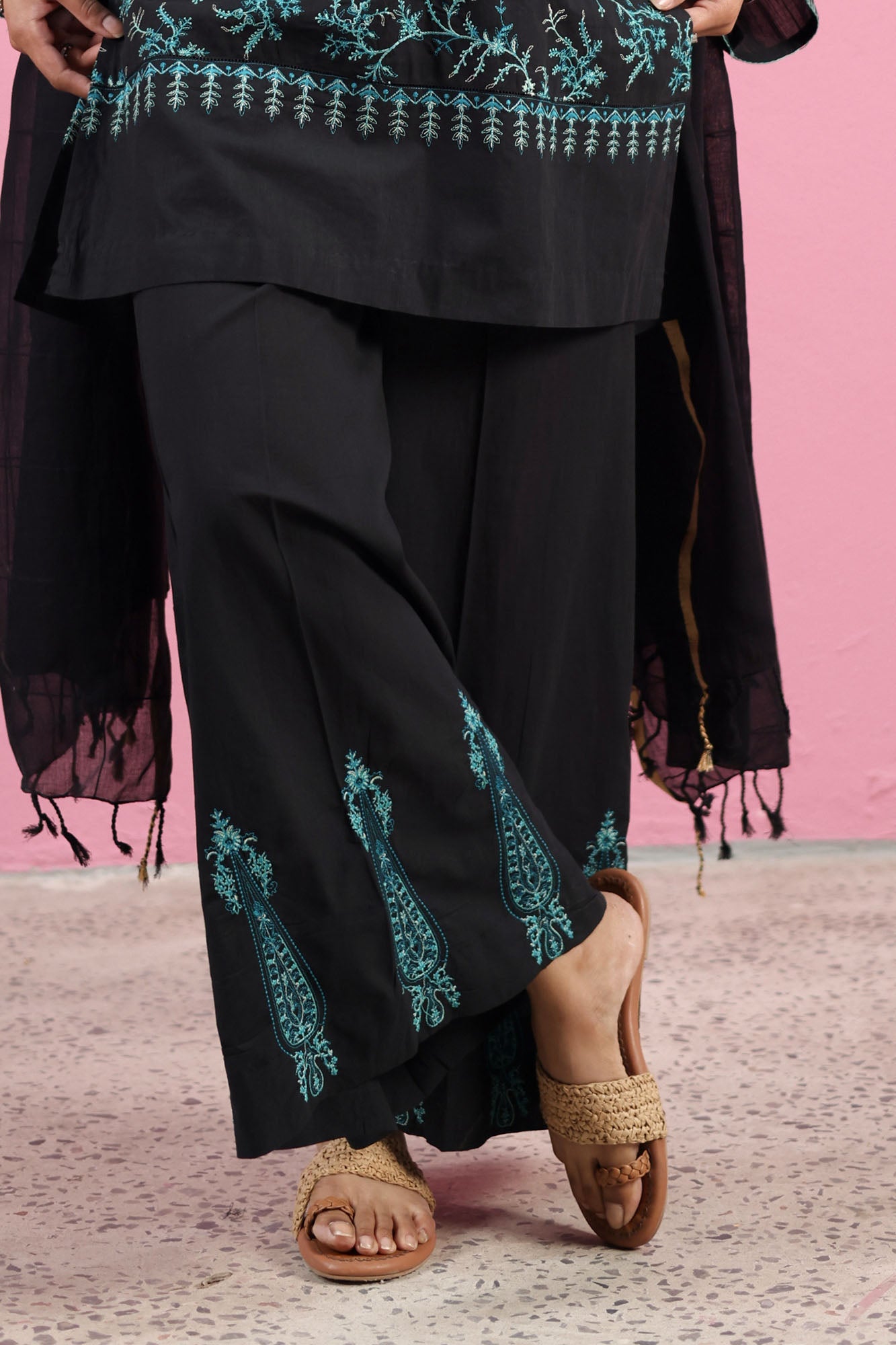 Embroidered 3-Piece Suit