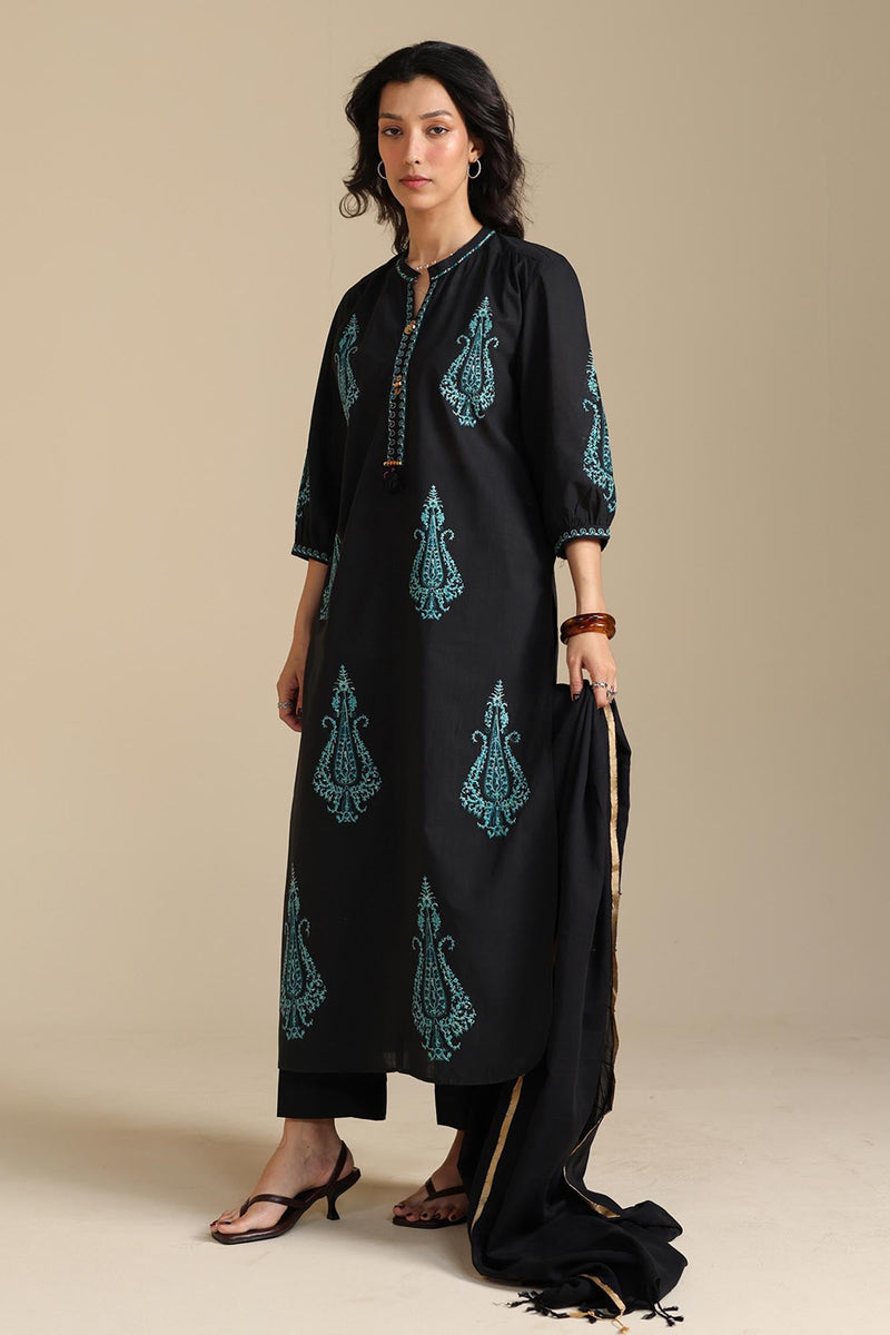 Embroidered Gul 3-Piece Suit