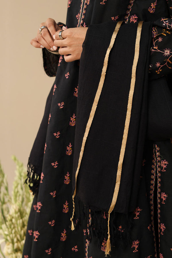 Moonflower Embroidered 3-Piece Ensemble