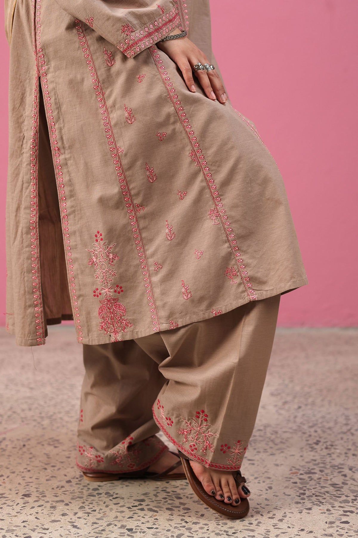 Embroidered Opulence 3-Piece Ensemble