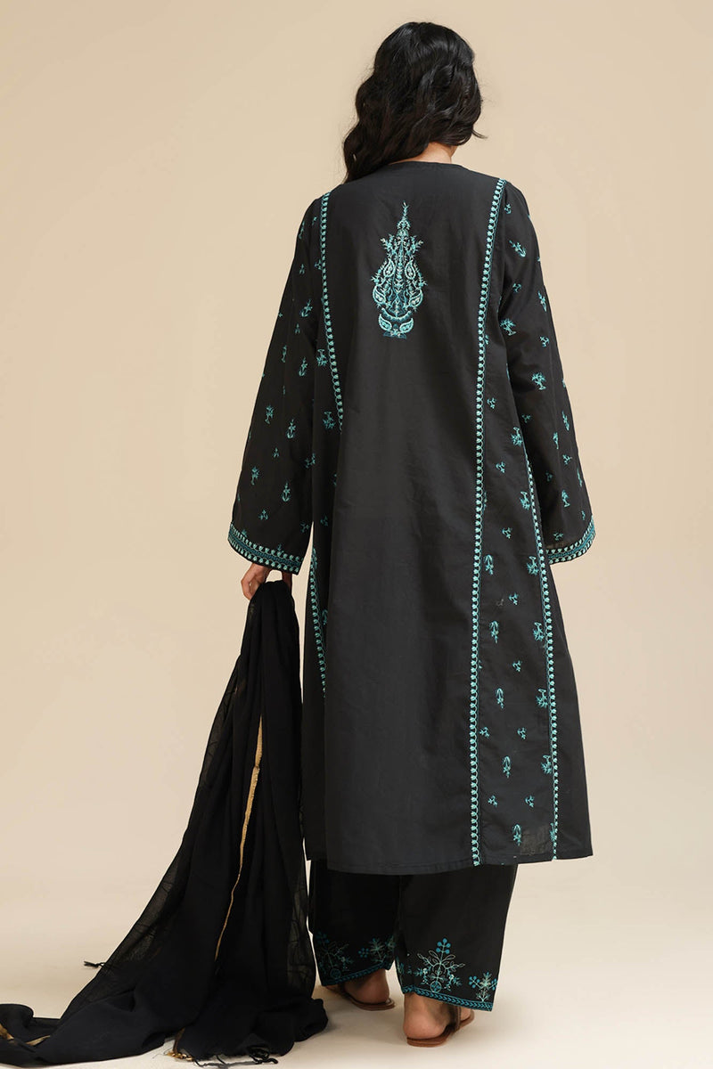 Embroidered Opulence 3-Piece Ensemble