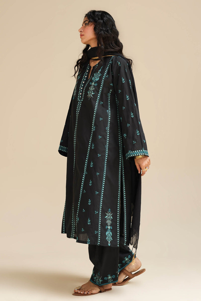 Embroidered Opulence 3-Piece Ensemble