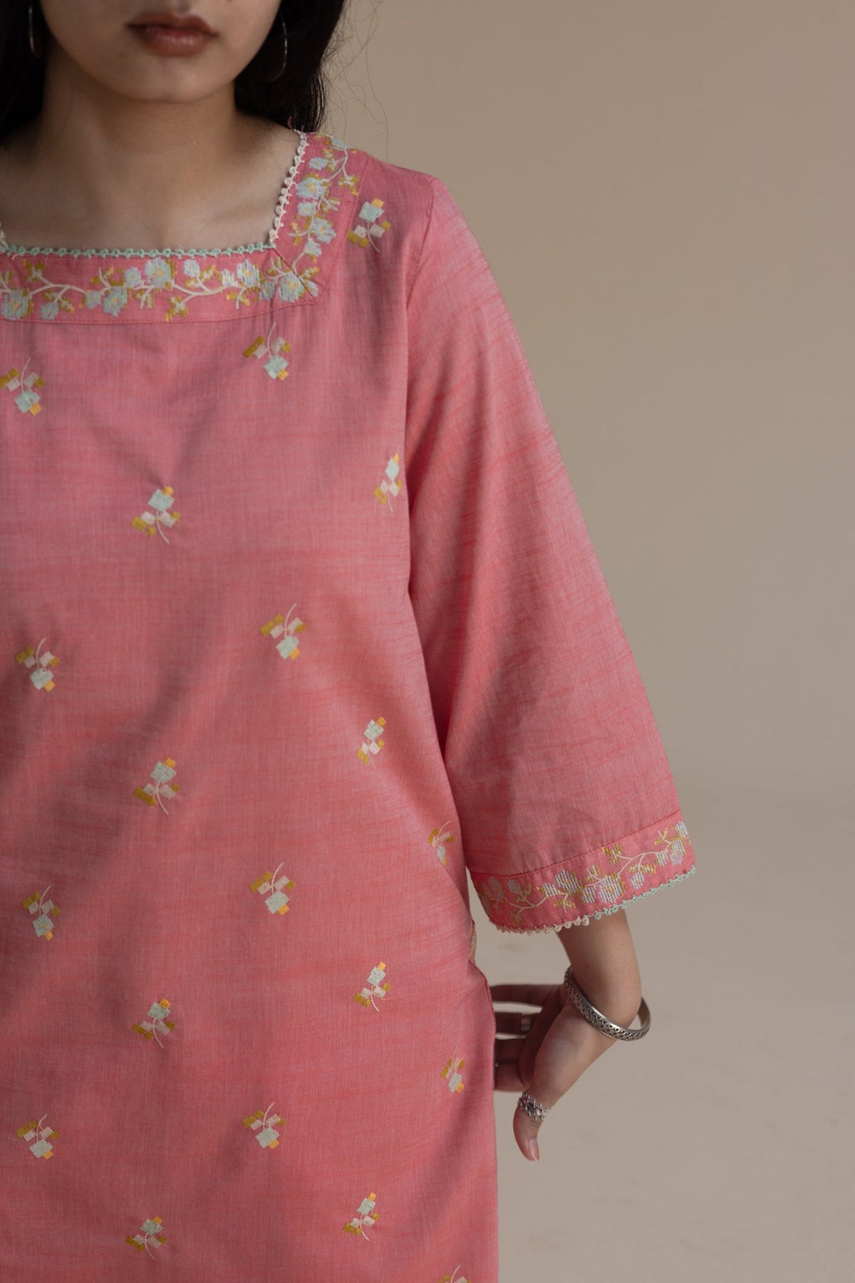 Meadow Bloom Embroidered Set
