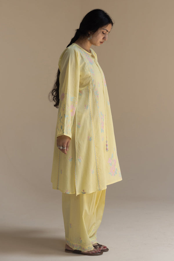 Embroidered Floral Harmony Set