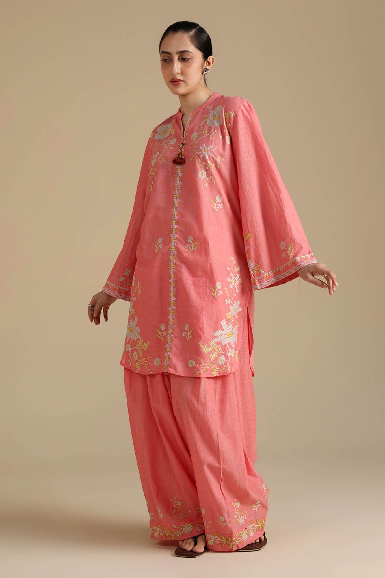 Embroidered Even Duo-Set