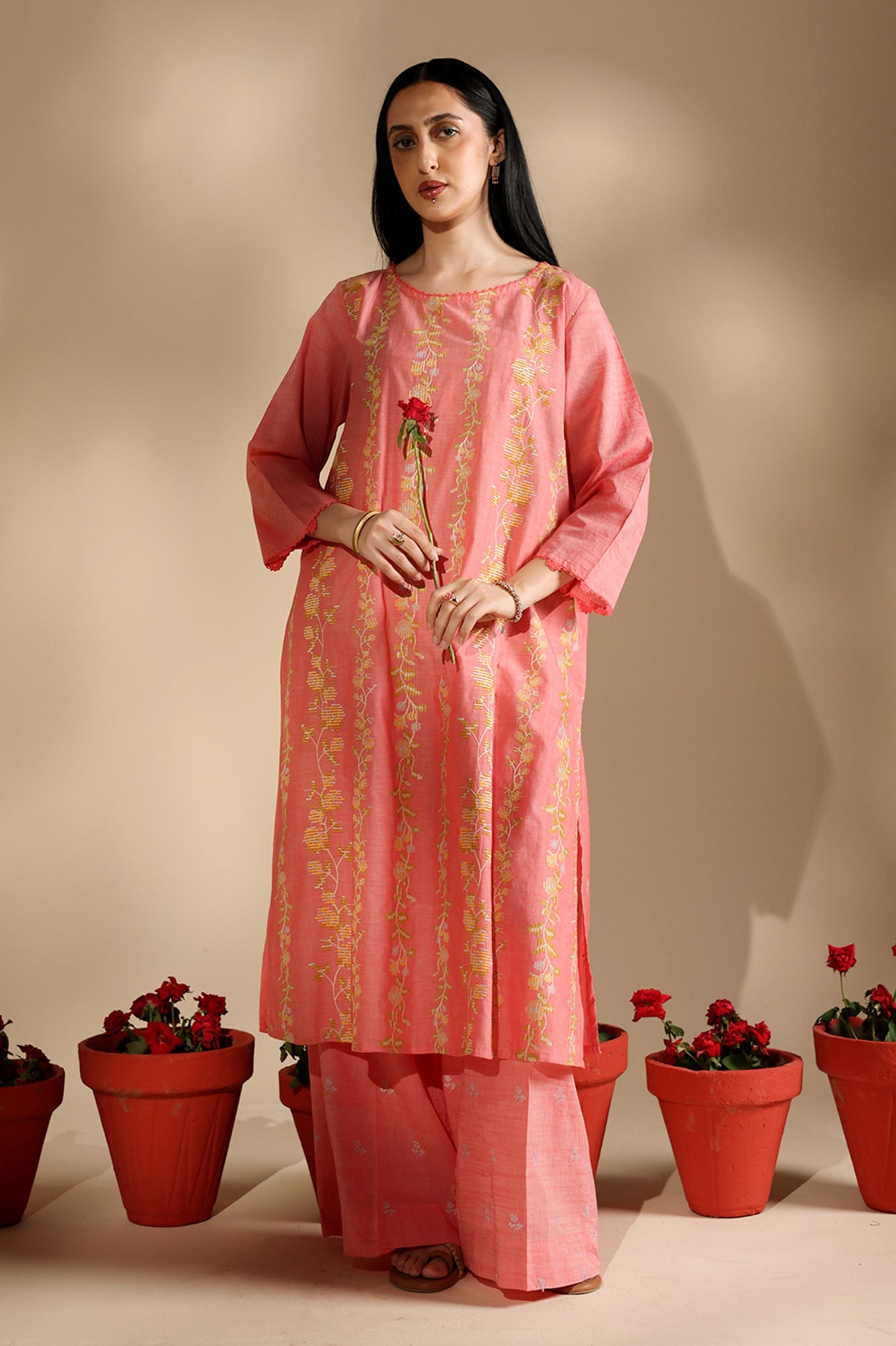 Pattern Play Embroidered Set