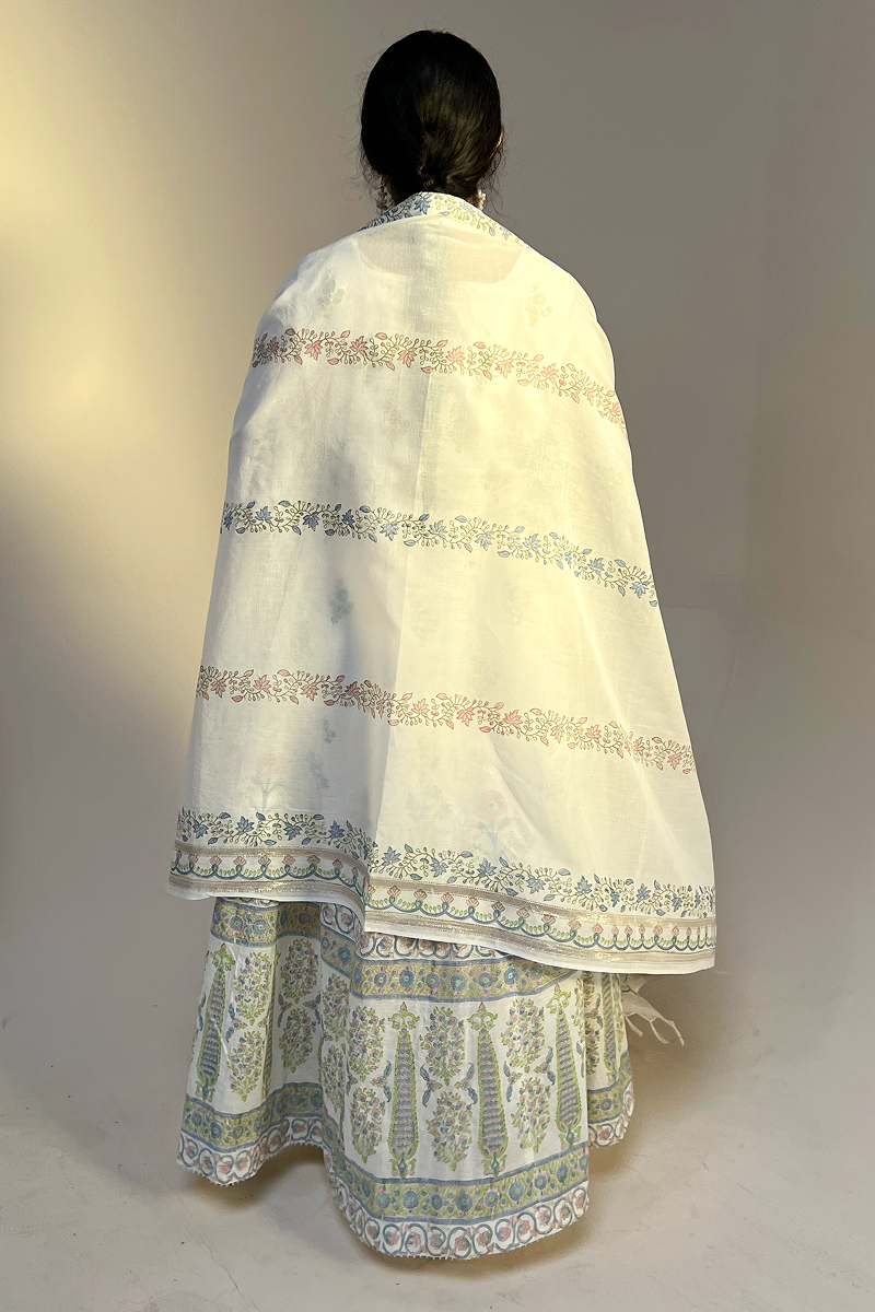 Gulnar Block-Printed Ensemble