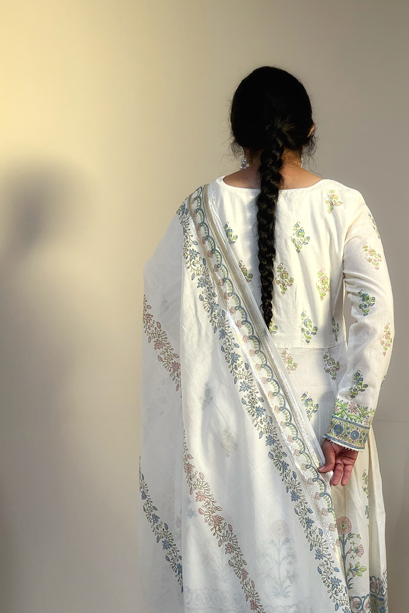Gulnar Block-Printed Ensemble