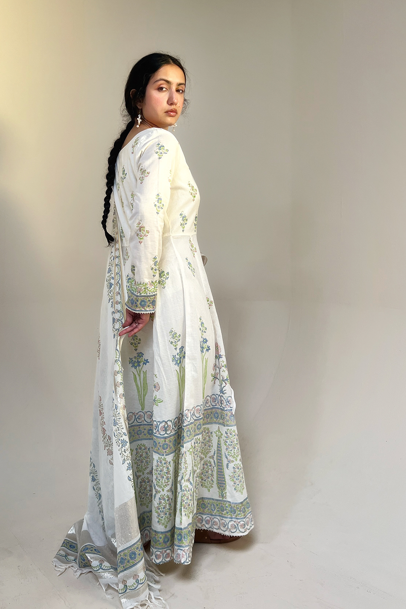 Gulnar Block-Printed Ensemble